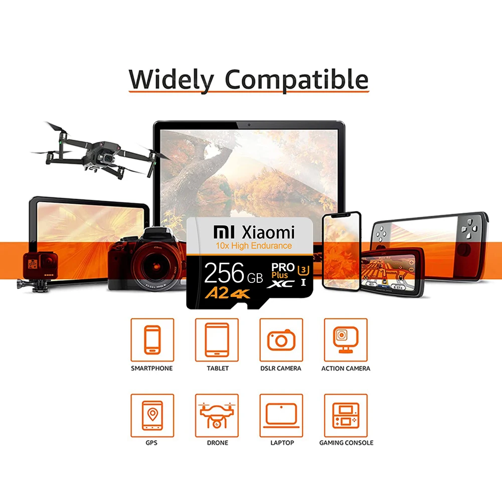 Scheda di memoria SD Xiaomi 2TB 1TB Classe 10 Scheda Micro SD ad alta velocità 1TB 512GB per Nintendo Switch PC Smart phone Scheda SD 128GB 256GB