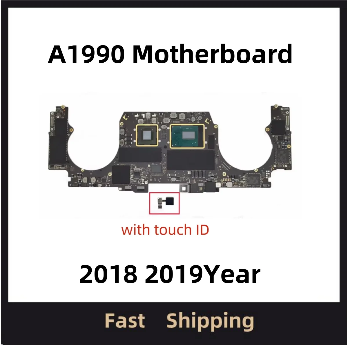 

Новая материнская плата A1990 820-01041-A 820-01814-A для MacBook Pro 15 дюймов A1990, материнская плата с отпечатками пальцев 2018 2019 Yea