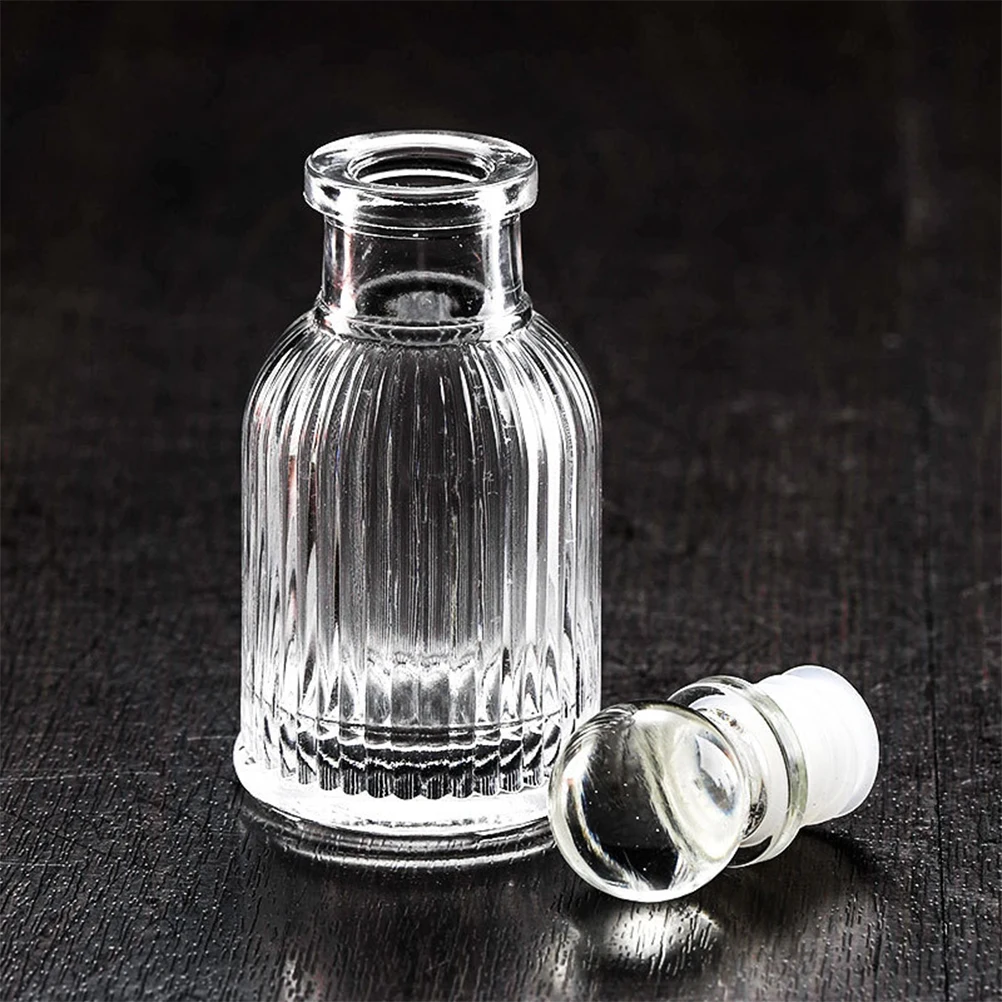 Exquisite Mini-Glas-Bitterflasche, Retro-dekorativer transparenter Mixer für Bar, Zuhause, Hotel, Restaurant, Verwendung einer Bitterflasche