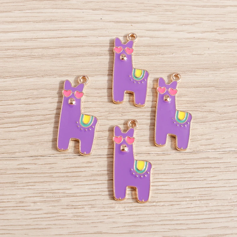 Tusember 10 Stück niedliche Anhänger Alpaka-Kaktus-Charms für DIY-Ohrringe, Armbänder, Halsketten, Schmuckherstellung, handgemachtes Basteln – Detail 13
