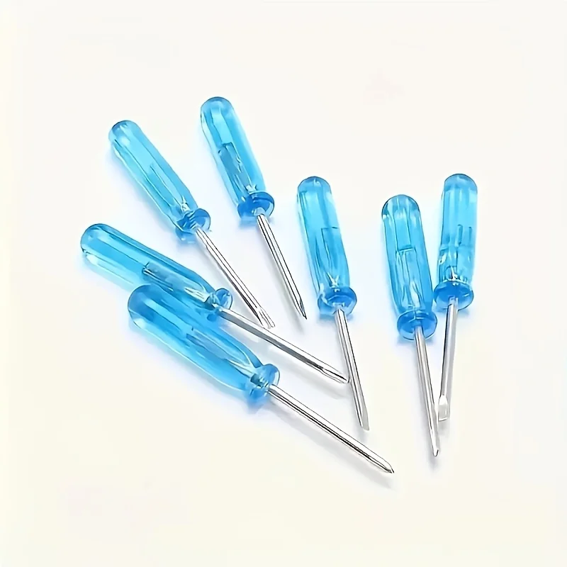 10-teiliges Mini-Schraubendreher-Set, geeignet für die Reparatur von Spielzeug und zum Selbermachen – inklusive 2 Mikro-Flachkopf- und Kreuzschlitzschraubendrehern in Millimetergröße. – Detail 1