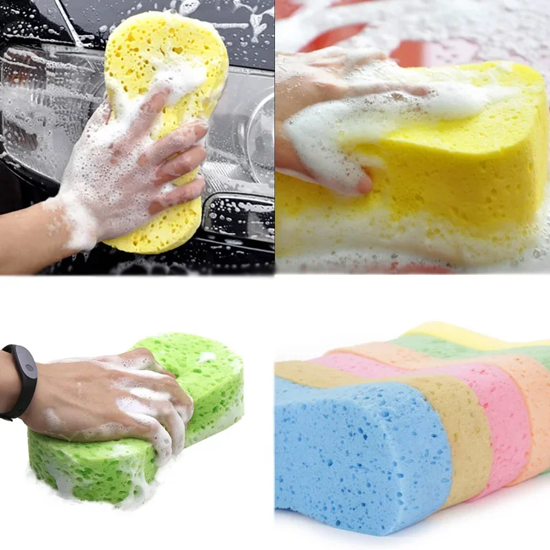 

2pcs Coral Sponge Car Auto Washing Cleaning Sponge High 8 Sponge Honeycomb Cleaning Washing Car Cleaning Foam Shape V4D4