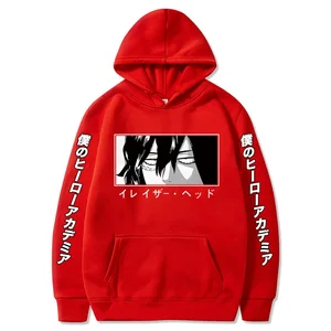 Mein Helden -Fitnessstudio Aizawa Shota schöne Augen Anime bedruckte Hoodies Frau Harajuku Casual Hoodies Mode Frauenhaube mit Kapuze 6 Hauptverkäufe Aizawa - №3