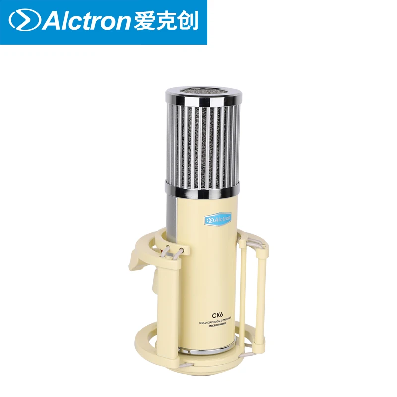 

Alctron CK6 High-performance Condenser Microphone with 34mm Large Gold Diaphragm for Webcast Karaoke Radio Recording Microphone