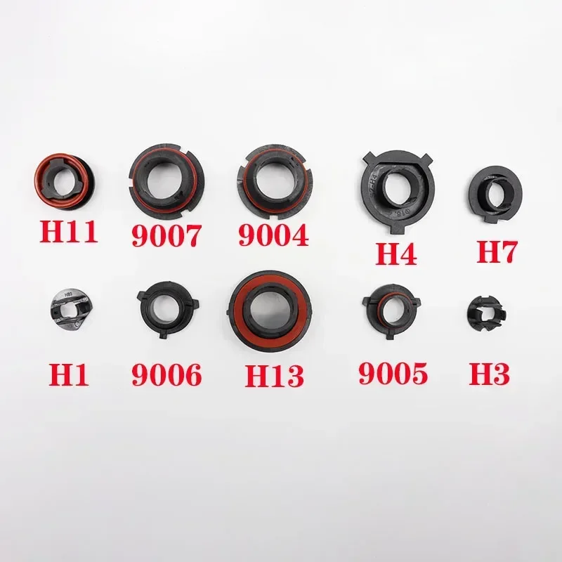 1 Pair Car LED headlights Adapter Holder Base for H7 H4 H3 H1 H11 H13 H16 9004 9005 HB3 9006 HB4 9007 Headlamp Retainer Socket