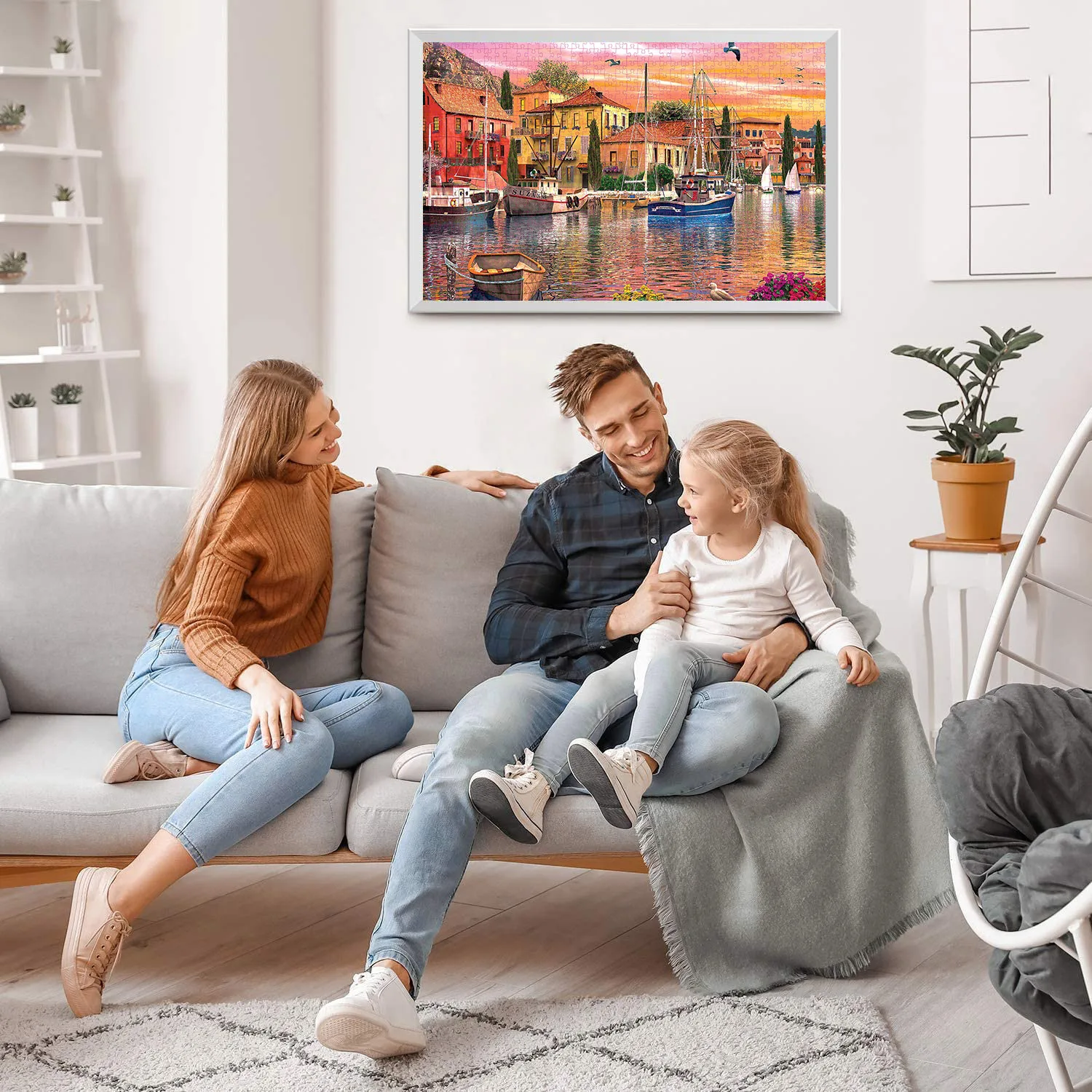 لغز الصور المقطوعة لمشهد غروب  - مراجعة Jigsaw Puzzle Adult وسعره
