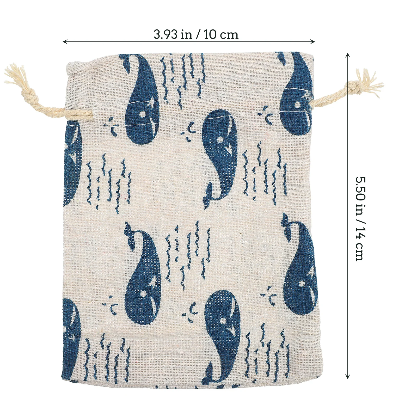 

12Pcs Festival Whale Pattern Drawstring Candy Bags Storage Pouches Gifts Party Favor Drawstring Bag Storage Pouch