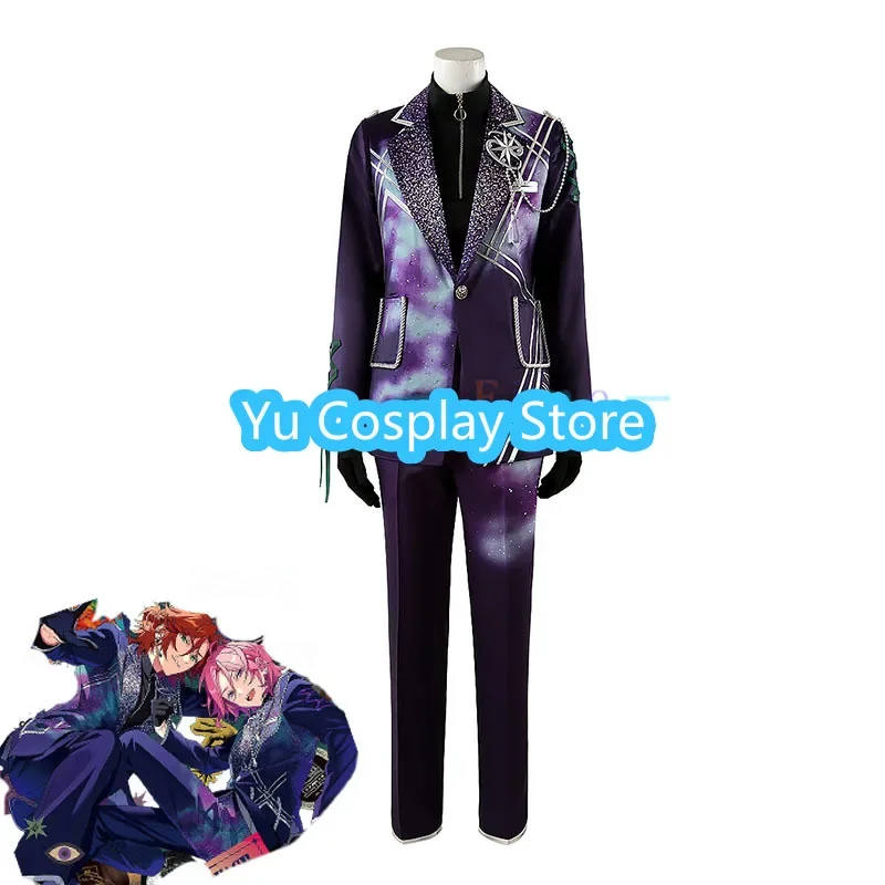 Game Ensemble Stars Double Face Trip Cosplay Costume Oukawa Kohaku Mikejima Madara Cosplay Suit Halloween Uniforms Custom Made