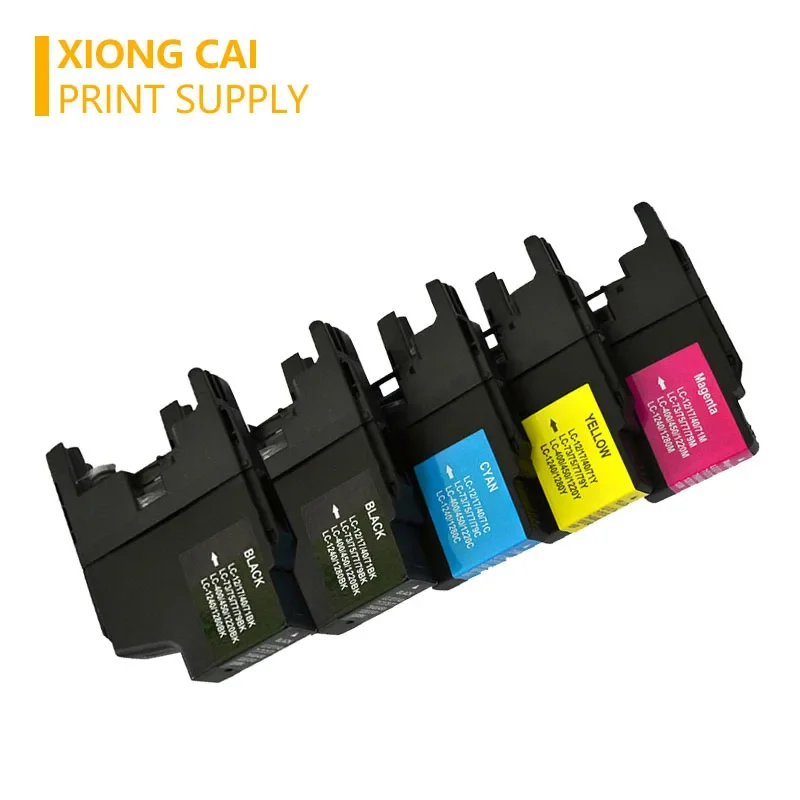 5Pcs Compatible Ink Cartridge For LC12 LC40 LC71 LC73 LC75 LC400 LC1220 LC1240 For Brother Printer MFC J6510DW J6710 J6910DW