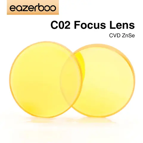 สำหรับเครื่องแกะสลักและตัดด้วยเลเซอร์ Co2 รุ่น HUNST เลนส์โฟกัส CVD ZnSe ขนาดเส้นผ่านศูนย์กลาง 12 มม. 18 มม. 19.05 มม. 20 มม. ระยะโฟกัส 38.1 50.8 63.5 76.2 101.6 มม.