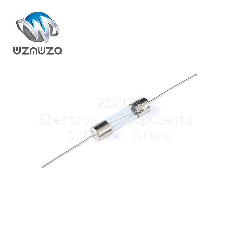 10PCS 5*20mm 250V Amps Induction cooker Glass fuse With lead F T F1A 2A 3A 4A 5A 6.3A 8A 10A 12A 15A 20A5*20 6*30 fast acting