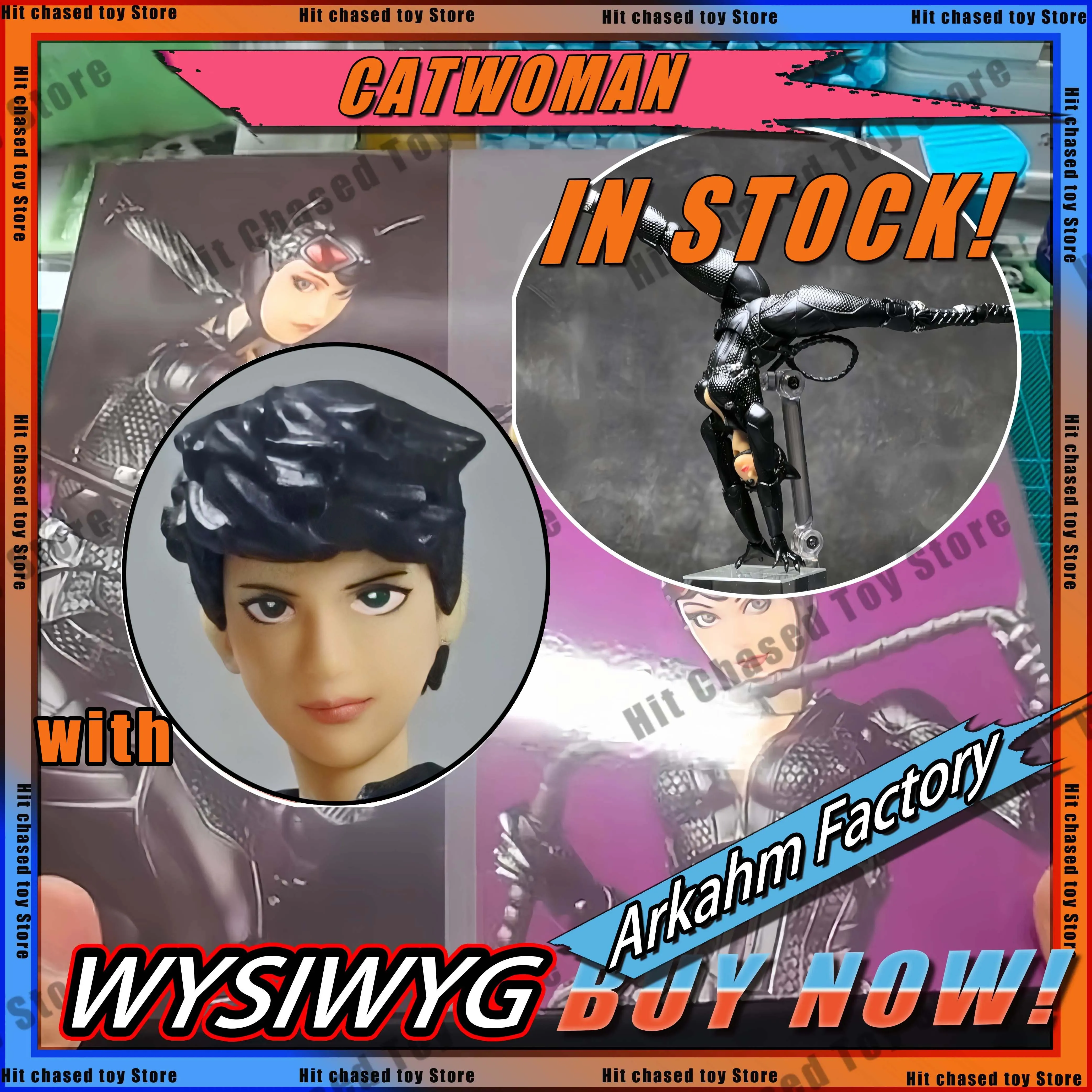 متوفر في المخزون مصنع Arkahm MAX مصنع Kaiyodo Revoltech Yamaguchi Catwoman تمثال Ko نموذج عمل الشكل هدايا مخصصة اللعب #1