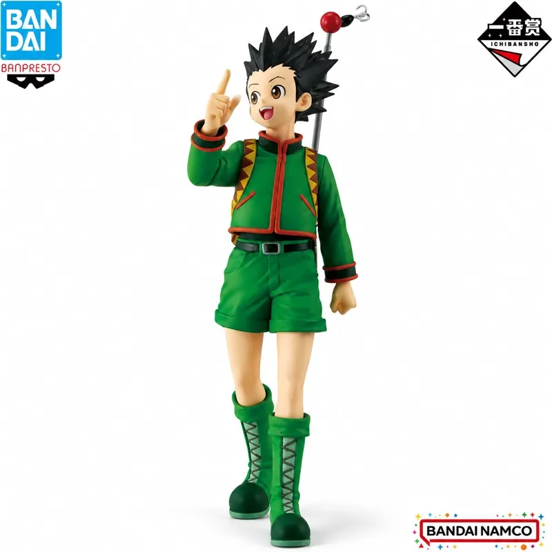 

In Stock Bandai Original Ichiban Kuji Hunterxhunter Gon Freecss Action Figure Model Doll Brand New Boxed Anime Characters Toys