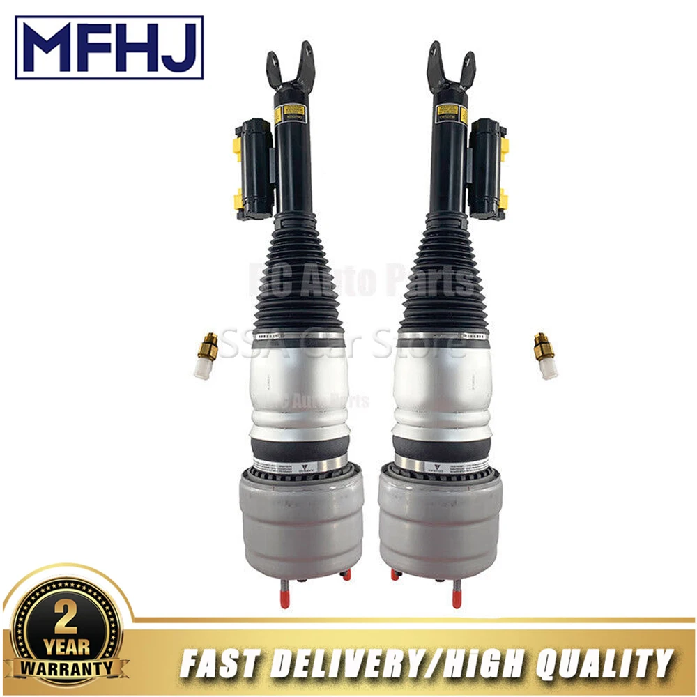 Pair Front Air Suspension Shock Struts For Mercedes E-Class W213 E350 2016- A2133201901 2133202138