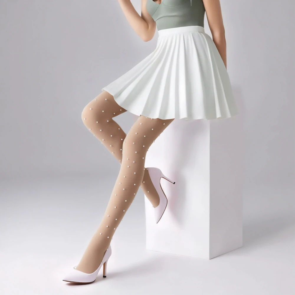 حار بيع حجر الراين جوارب طويلة الدافئة المخملية الأسود لامعة الجوارب للنساء الملابس الداخلية بلينغ لامعة Bodystockings الإناث الملابس الداخلية #4