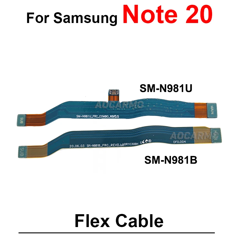 For Samsung Galaxy Note 10 Lite 20 Ultra Note10+ Plus Motherboard Wi-Fi Signal Antenna Connection LCD Flex Cable ReplacementPart