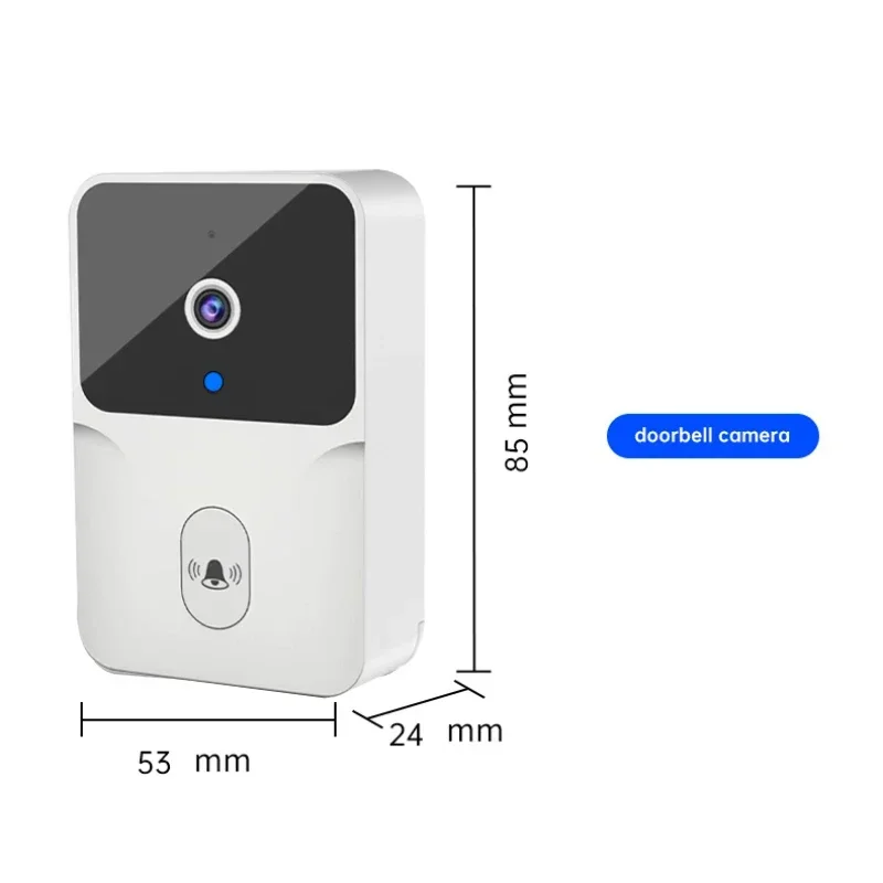 WiFi Video Doorbell Wireless HD Camera 480P Smart Home Security Protection Two Way Intercom Night Vision Smart Doorbell