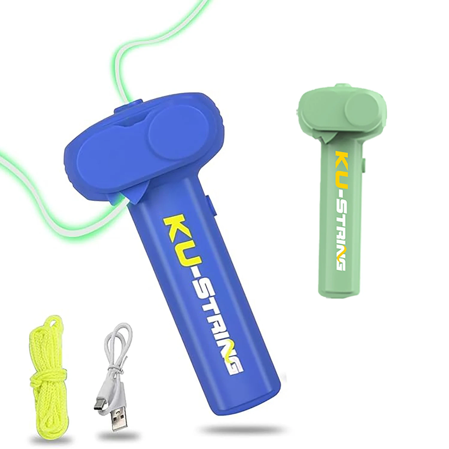 

Веревочный подруливающий прибор, портативная спортивная забавная электрическая светящаяся игрушечная пусковая установка