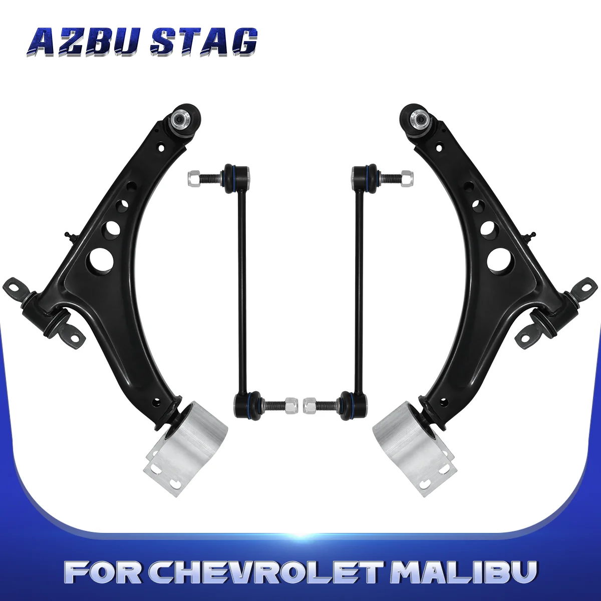 AzbuStag 4Pcs Front Lower Control Arm Sway Bar End Link for Chevrolet Malibu Buick LaCrosse Regal 2016 2017 2018 2019 2020-2022