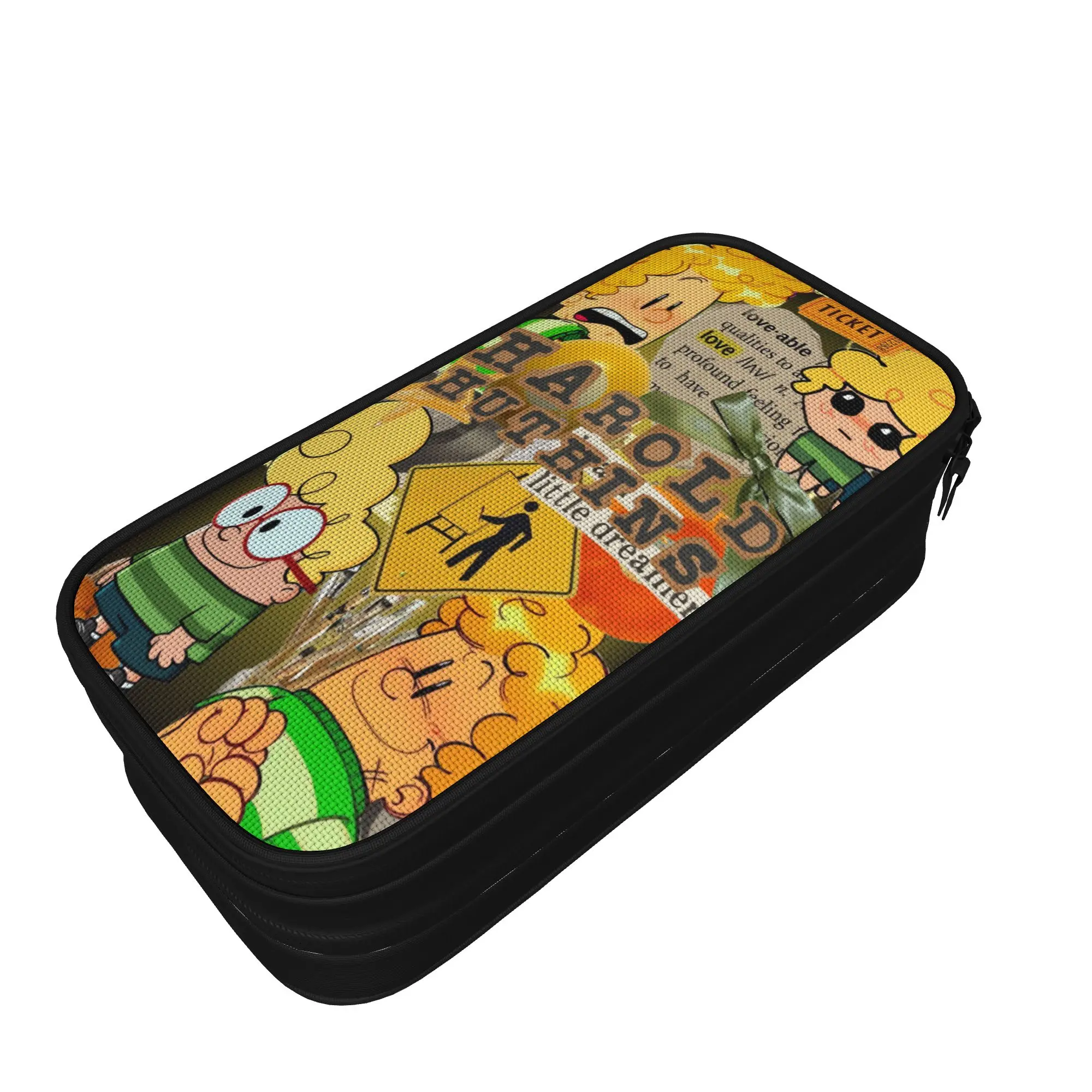 Captain Underpants Pencil Case  Back To School Pencil Cases Zipper Boy Girl Kawaii Big Pencil Pouch School Stationery