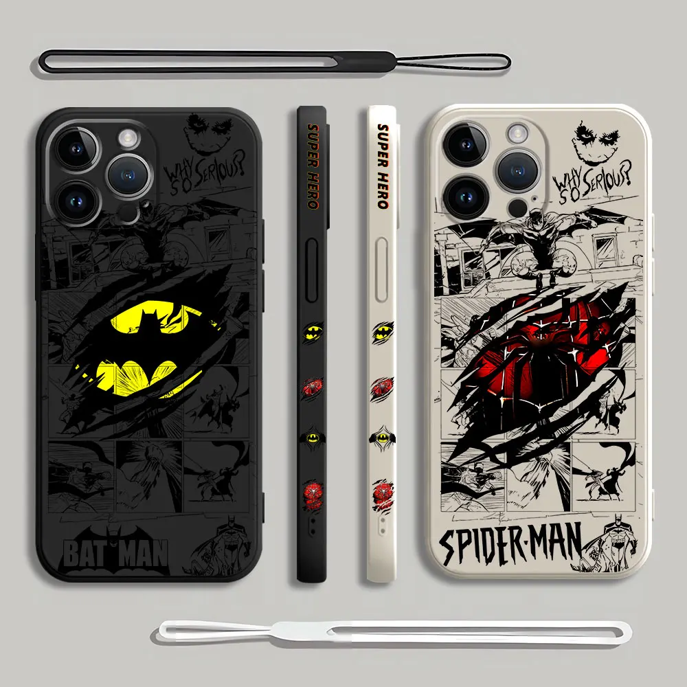 B-Batman LOGO Superheros Phone Case for Xiaomi Mi 10 Lite 10T 13T 12T 11T Pro 12 Lite 11 Lite Silicone Cover Square Liquid 