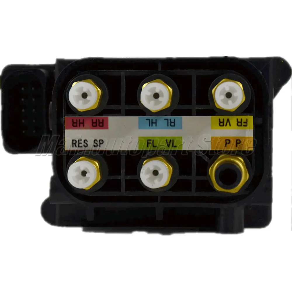 For Mercedes-Benz W164 W166 W221 W251 W212 W216 W222 W205 280 300 320 350 420 450 500 Air Suspension Solenoid Valve Block view 3