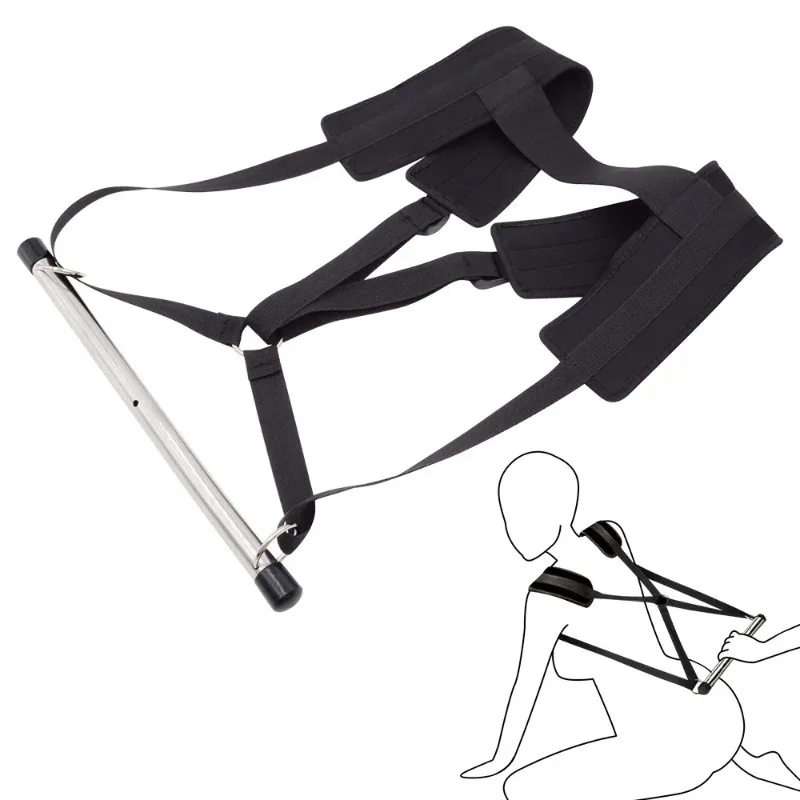 الكبار المثيرة لعبة الجنس زوجين SM الرقيق دور اللعب بار مفرشة عبودية والعتاد BDSM ضبط النفس الإناث الظهر سحب لفتة الجنس #2