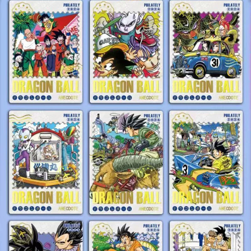 Dragon Ball Collection Cards Douqu Cultural Creationcp Group Photo Trend Stamp Battle Games For Family Original Game Toys Cards