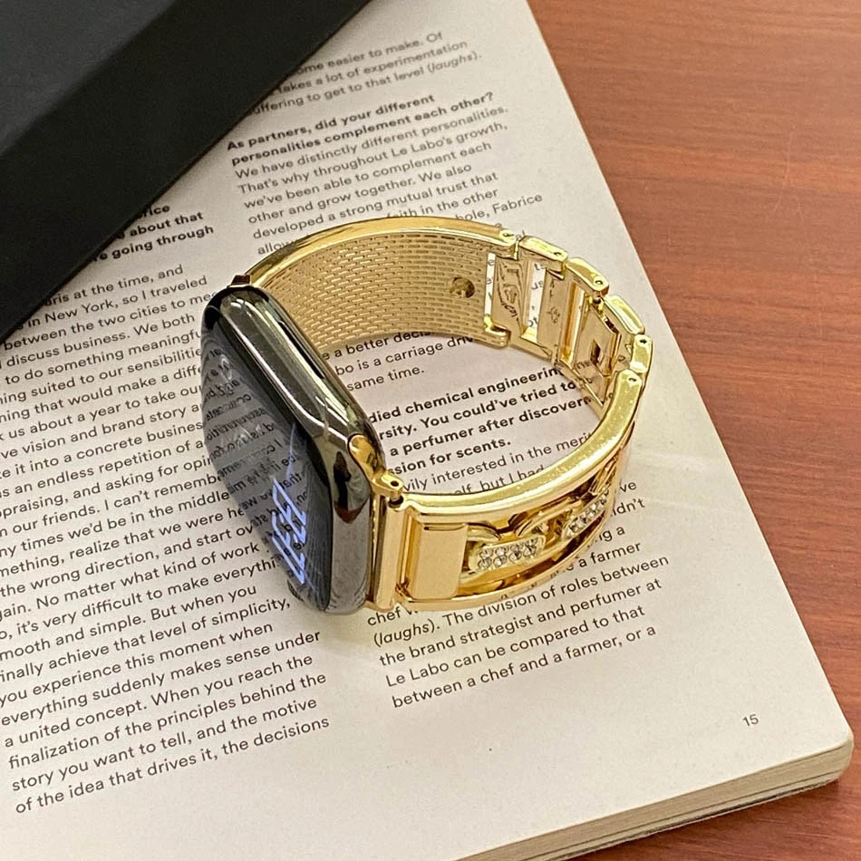 Luxury Double Loop Metal Brace - Luxury Watch Apple Bands review and price