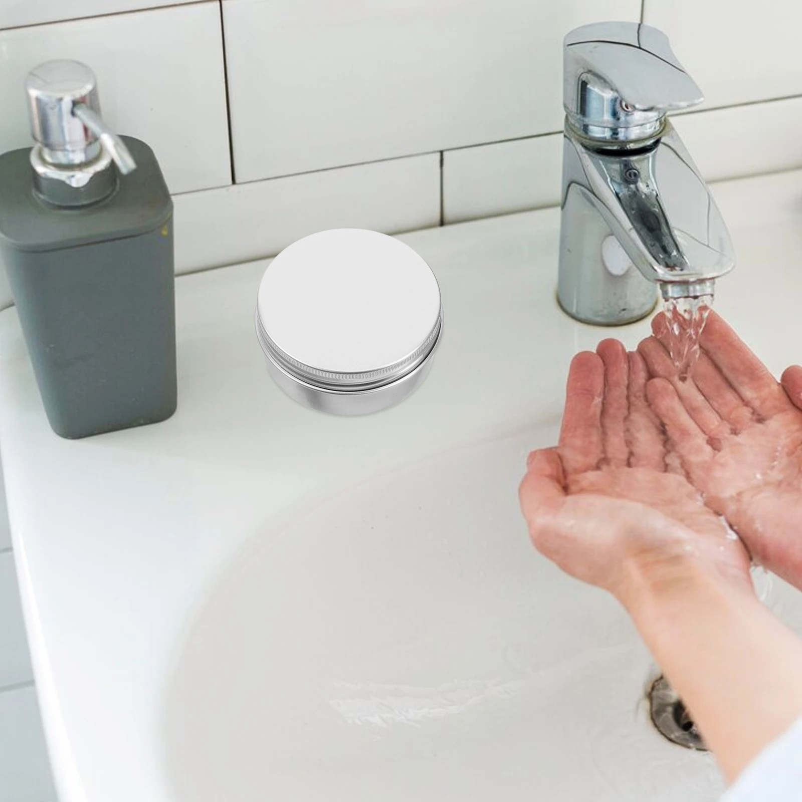 

4pcs Mini Aluminum Box Round Empty Tins For Cream Diy Craft Storage Jar Candy Container Gift Tin