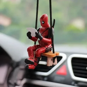 Deadpool Action Figure Marvel X-men Ayunan Postur Boneka Anime Mobil Aksesoris Mobil Dekorasi Koleksi PVC Figurine Mainan Anak-anak 12 penjualan terbaik xbox deadpool - №