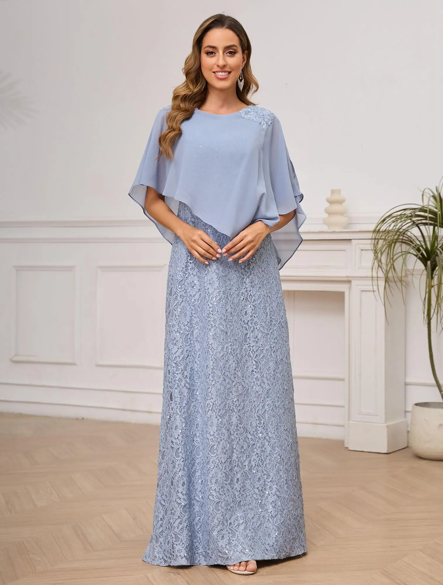 

Customized Sequin Lace Mother Of The Bride Dresses For Wedding Cap Sleeves Long Formal Evening Dresses Mermaid Corset Prom Gowns