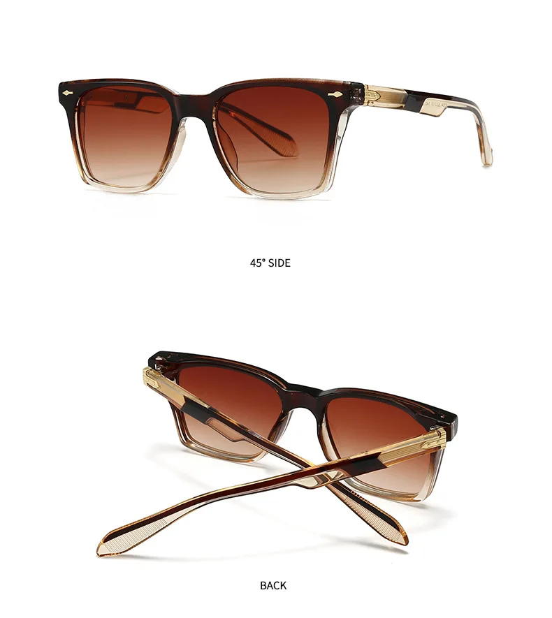 2025 quadratische Sonnenbrille Frauen Trendy Vintage Sonnenbrille Männer Luxus Mode Gläser Dropshipping Gafas De Sol Hombre Sonnenbrille – Detail 18