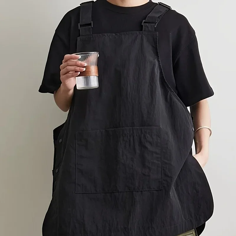 

Japanese Waterproof Outdoor Barber, Coffee Shop, Catering Workwear Apron, Unisex Household Kitchen Workwear