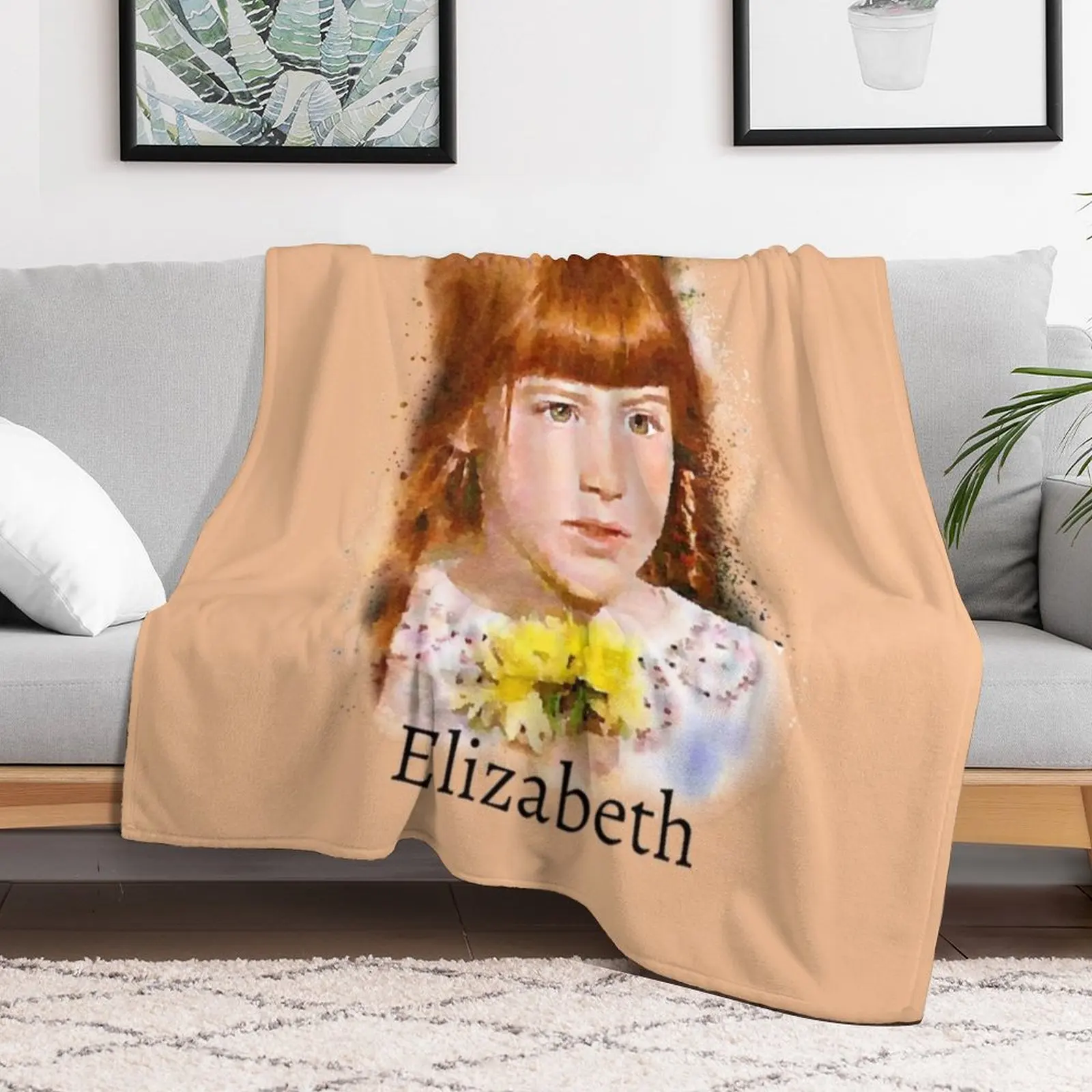 Elizabeth Walton Throw Blanket funny gift anime Thins Thermal Blankets