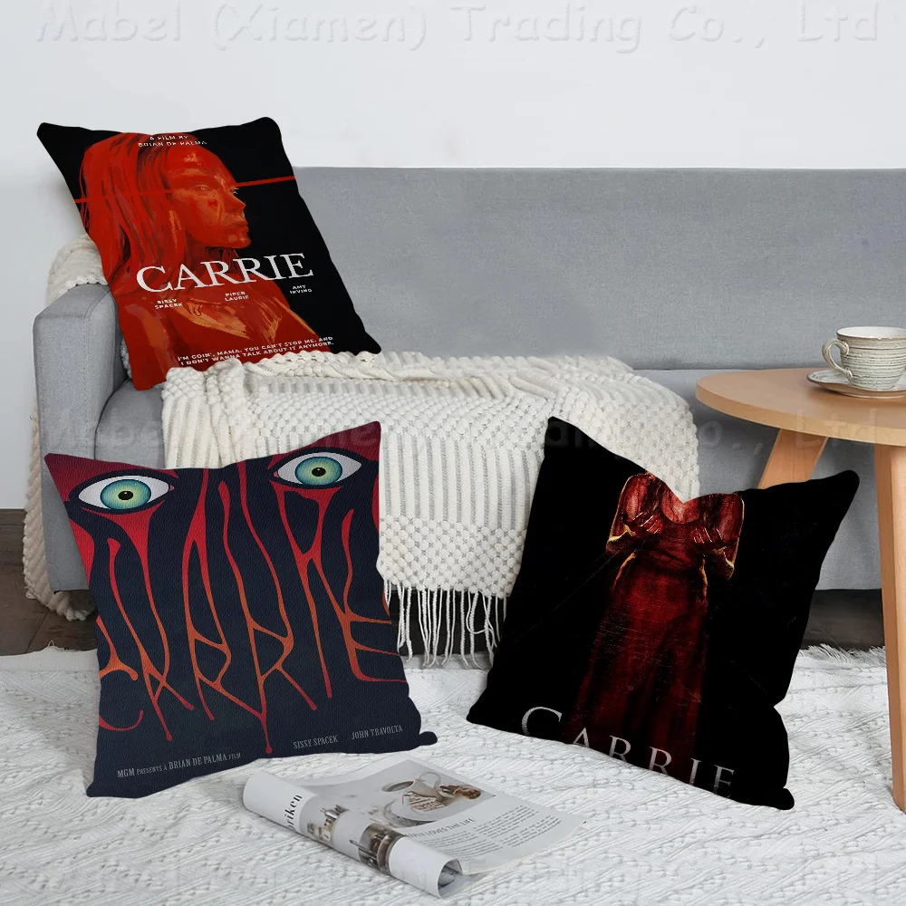 

Classic 70s Horror Movie Carrie Personalized Pillow Dust Cover Bedroom Kids Party Decoration Pillowcase Birthday Children Gift