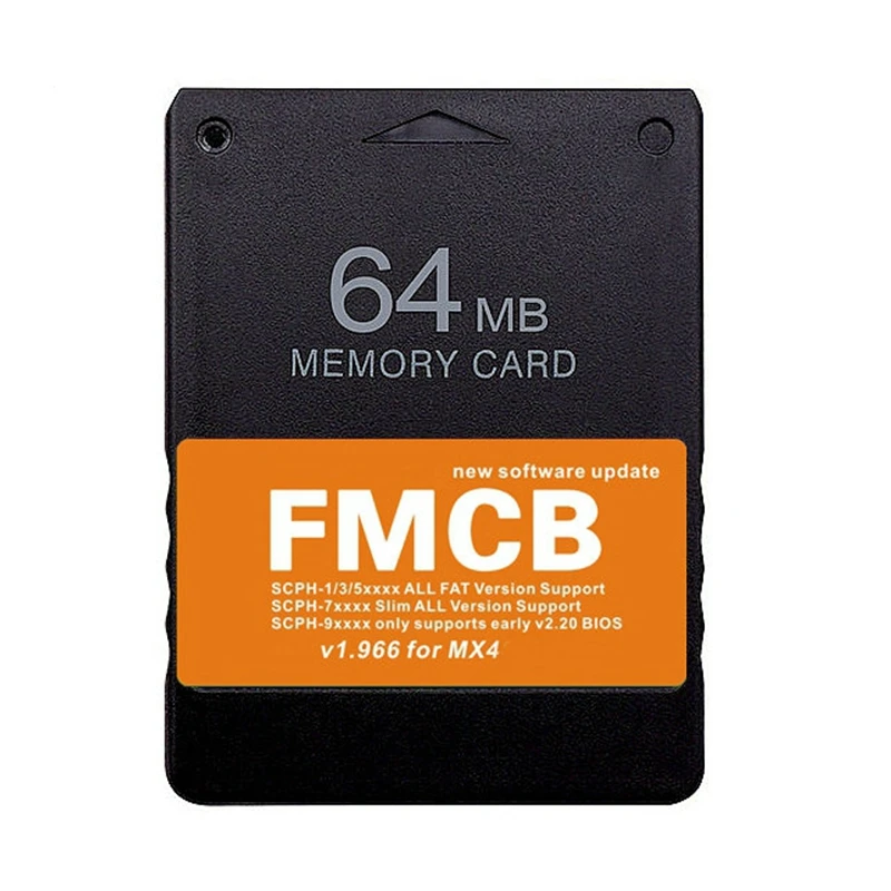 NUOVA scheda FMCB V1.966 e Funtuna FMCB Card Fortuna per PS2 MX4 Adattatore TF/SD installato OPL 1.2.0 e USB GAMES Mcboot per PS2