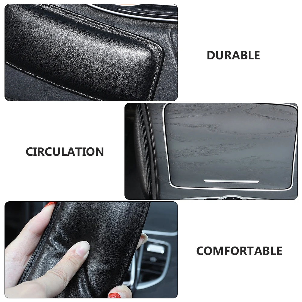 

2pcs Knee Pad Cushion Seat Cushion Leg Support Pu Car Leg Mat Durable Car Knee Support Mat For Driving Long Trips