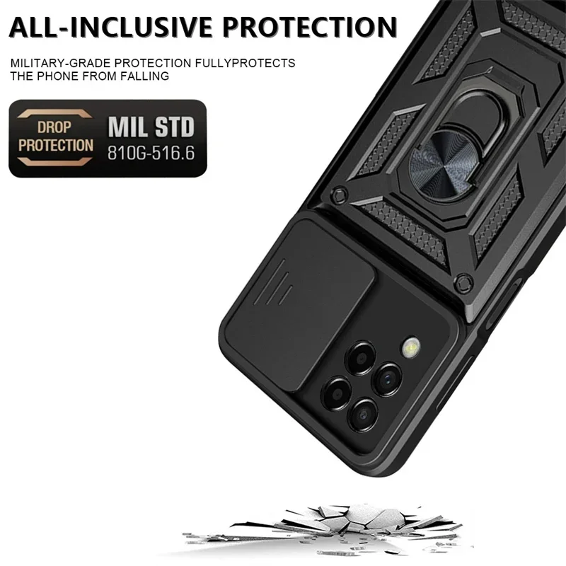 For Samsung Galaxy M53 5G Case Slide Camera Armor Phone Case For Samsung M53 M 53 SM-M536B 6.7