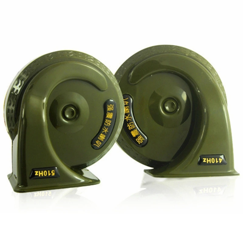 30W Motorcycle Snail Horn 12V Sound 510Hz 410Hz Super Sound Whistle Electric Horn Motorrad Motorsiklet Motosiklet