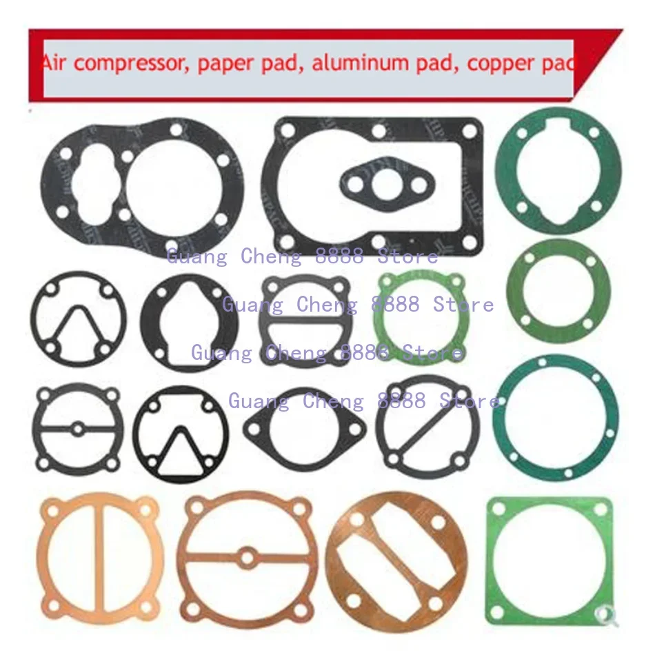 Direct-line Belt air Compressor Paper Pad Aluminum Pad Copper Pad Cylinder Head Gasket Cylinder Gasket Valve Plate High Quality
