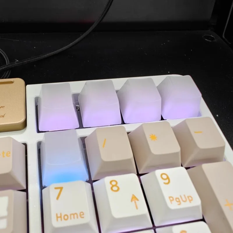 Imitation White Jade Keycap Resin Pure Original Oem Sa Cherry White 1pcs Personalized Customized Mechanical Keyboard Keycap Gift