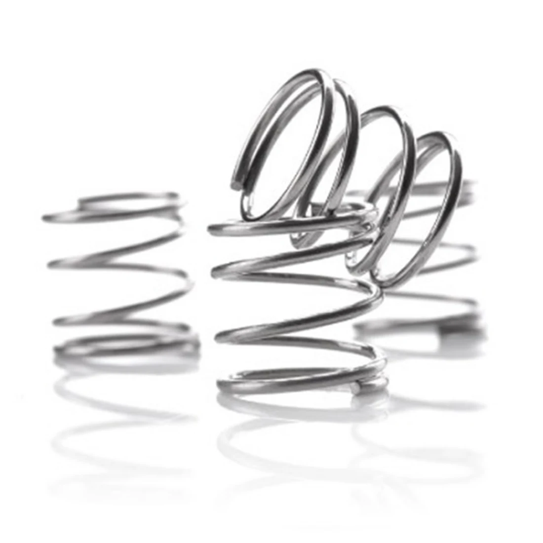10pcs Compression Spring Stainless Steel Anti-Corrosion Rust-Proof Compressed Springs 0.3*3mm Diameter 10-50mm Long Wholesale