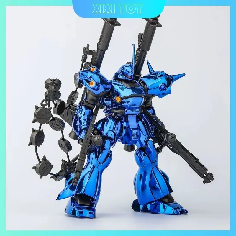 

STAR Kampfer MS-18E HGUC1/144 Electroplating Blue Assembly Model Kits Collection Mech Action Figure Ornament Toys Robot Gifts