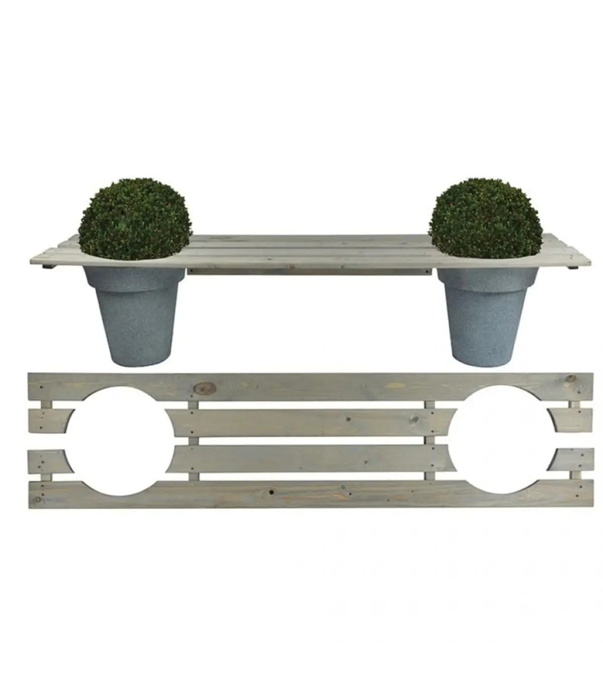 Garden benches Esschert Design planter bench 180 cm NG71