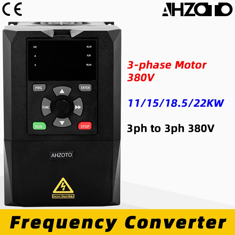 VFD 3Phase 380V Input 11/15/18.5KW Three-phase 380V Motor Speed Controller Frequency Converter Variable Frequency Drive Inverter