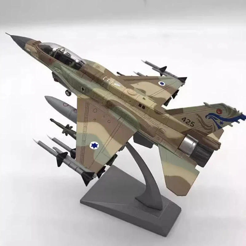 

Diecast 1:72 Air Force F-16I Fighter Alloy Airplane Model Collection Display Ornament Toy Gift