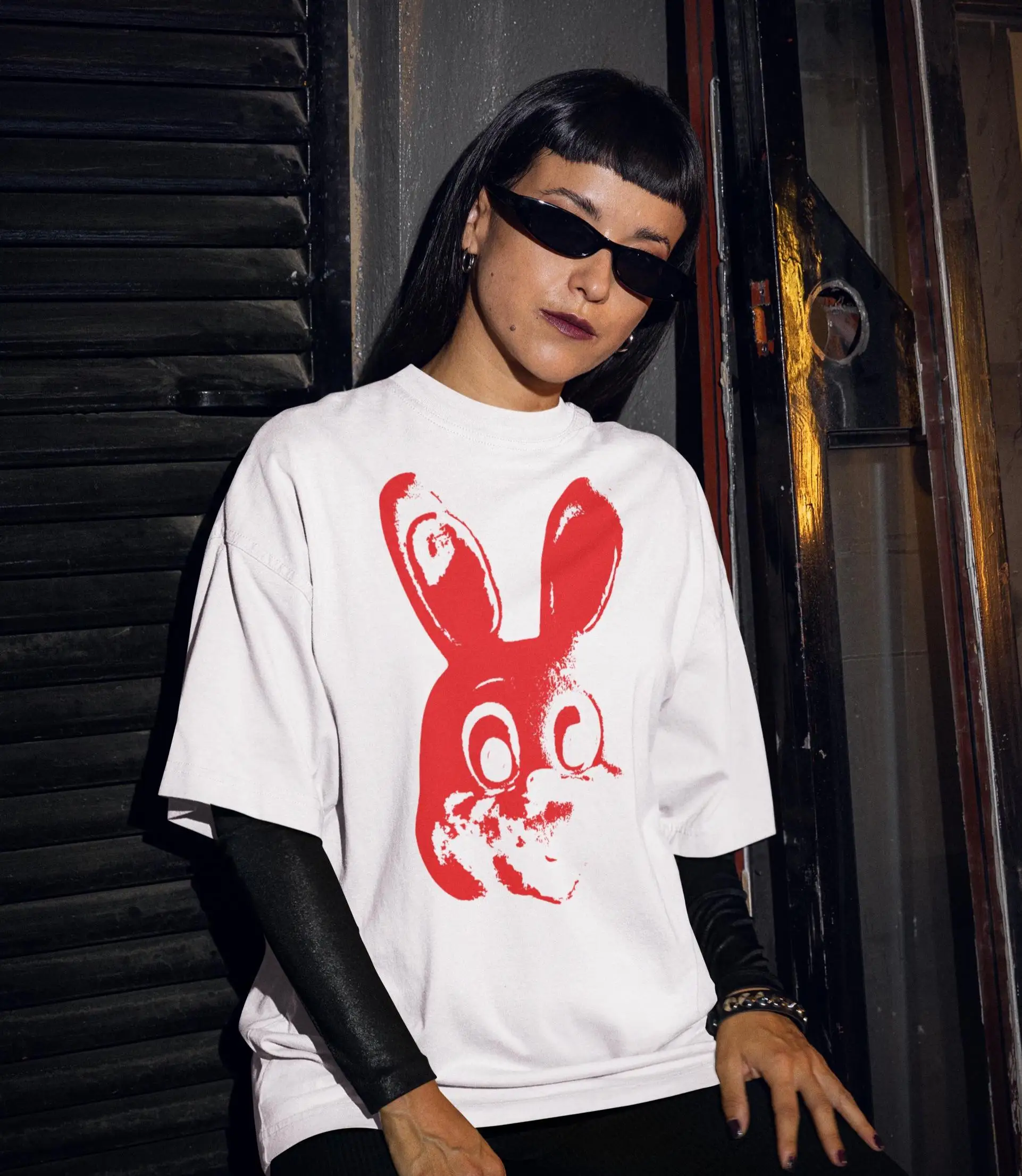 Robbie The Rabbit Silent Hill Shirt -Horror Game Tshirt,Summer Men's and Women's Loose and Breathable T-shirt Top
