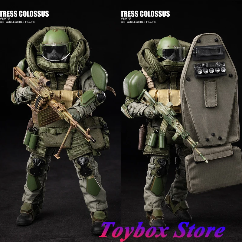 HASUKI SA02 1/12 Operatore sconosciuto Black Ops NO.2 Fortezza Colossus Mini Mobile 6 "Set completo Uomo Action Figure Collezione Regali