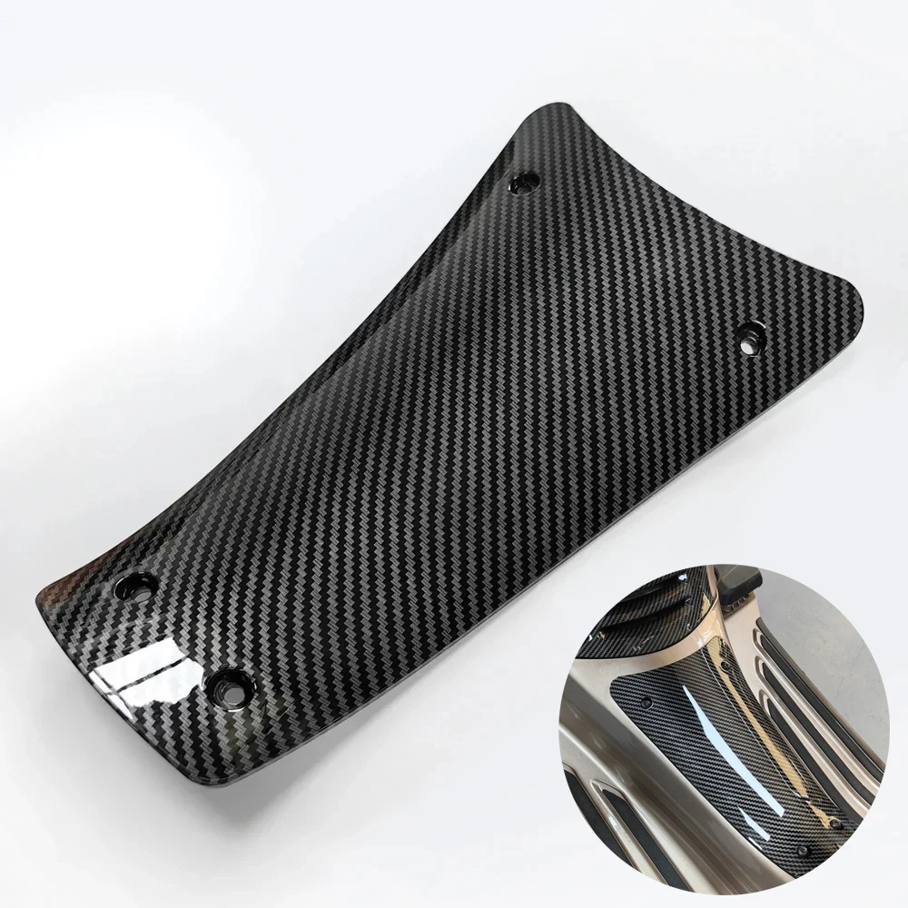 

Для Vespa Primavera 125/150 Sprint 150 2018-2023 прозрачная крышка батарейного отсека для скутера, черный щит